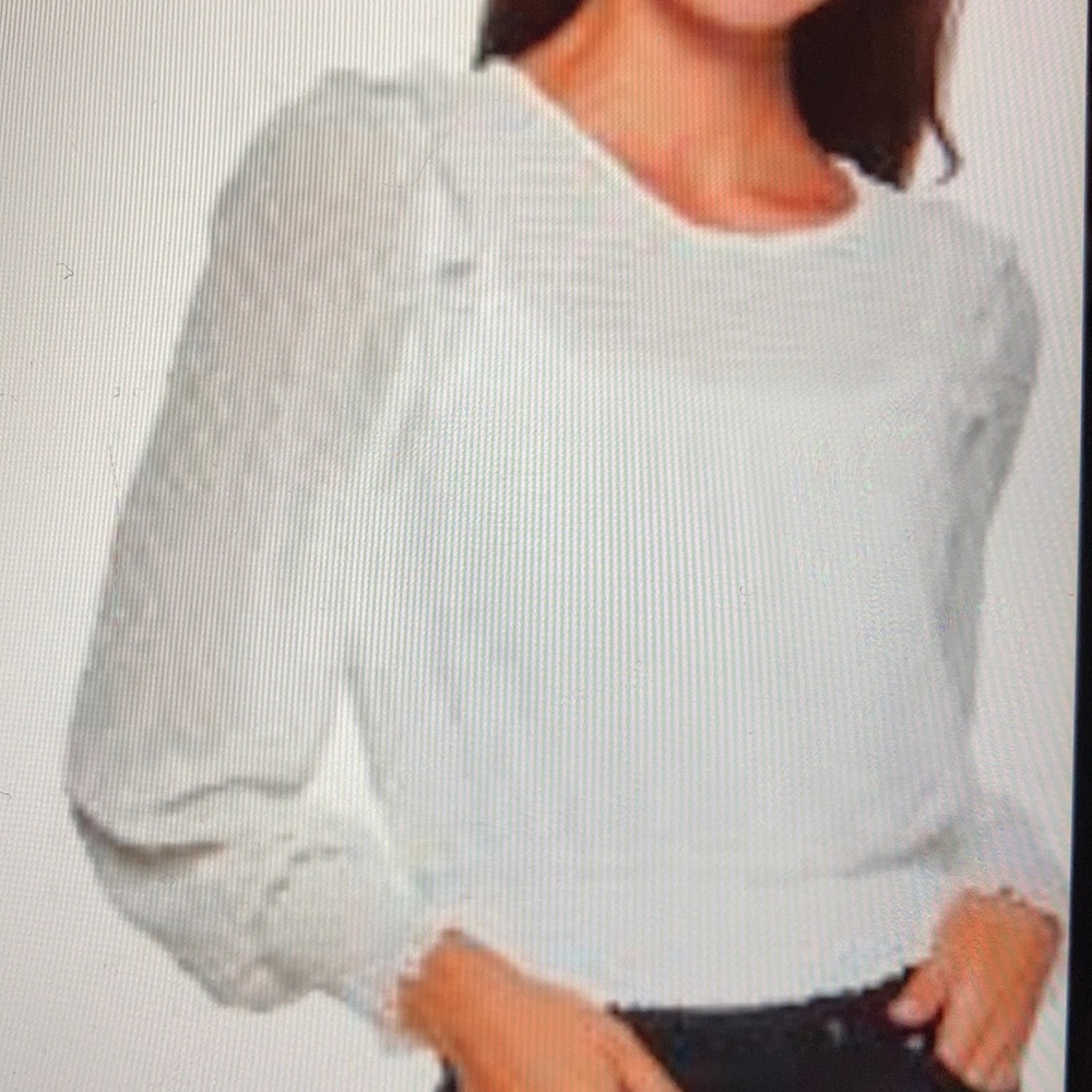 Ambiance White Swiss Dot Top